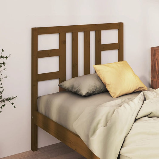 vidaXL Bed Headboard Honey Brown 96x4x100 cm Solid Wood Pine