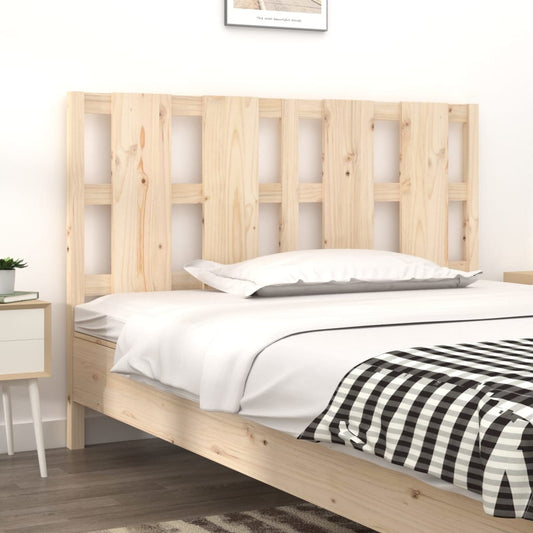 vidaXL Bed Headboard 140.5x4x100 cm Solid Wood Pine
