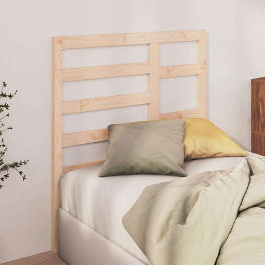 vidaXL Bed Headboard 106x4x104 cm Solid Wood Pine