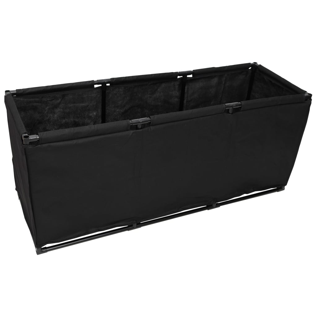 vidaXL Storage Box Black 105x34.5x45 cm Fabric