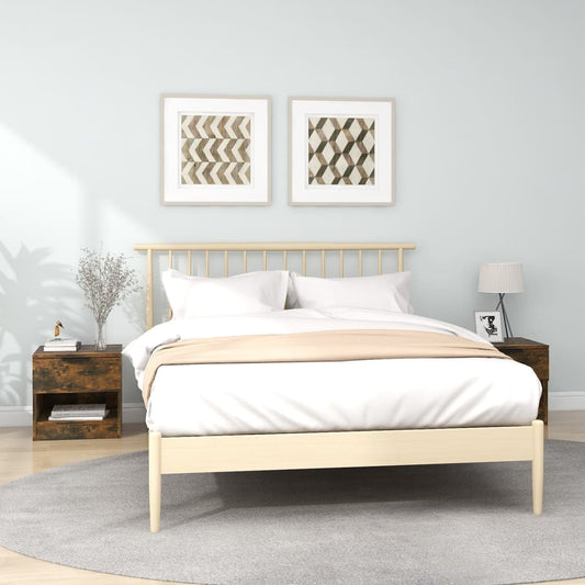 vidaXL Bedside Cabinets 2 pcs Smoked Oak Engineered Wood