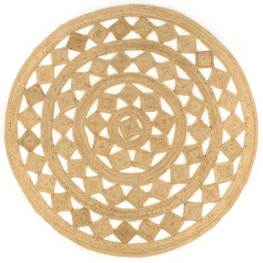 vidaXL Handmade Rug Braided Jute 210 cm