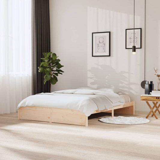 vidaXL Bed Frame Solid Wood 160x200 cm