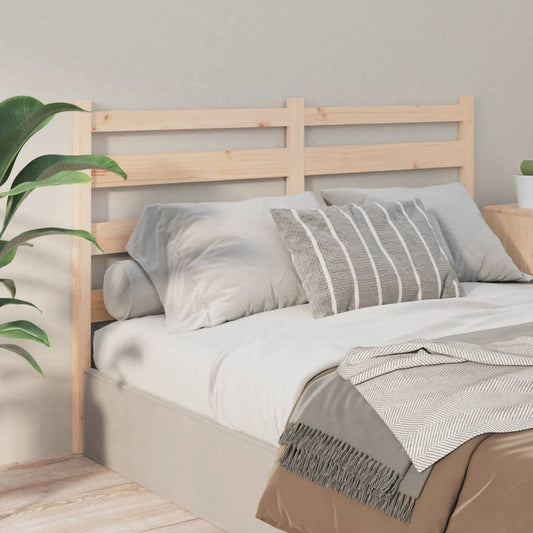 vidaXL Bed Headboard 141x4x100 cm Solid Wood Pine