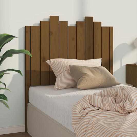 vidaXL Bed Headboard Honey Brown 96x4x110 cm Solid Wood Pine