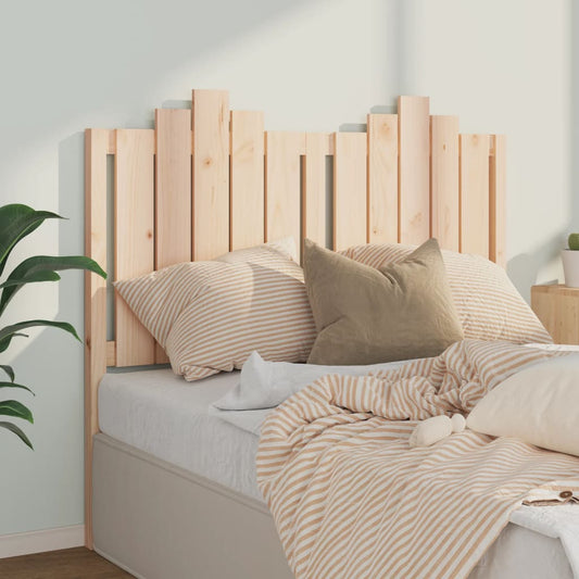 vidaXL Bed Headboard 126x4x110 cm Solid Wood Pine