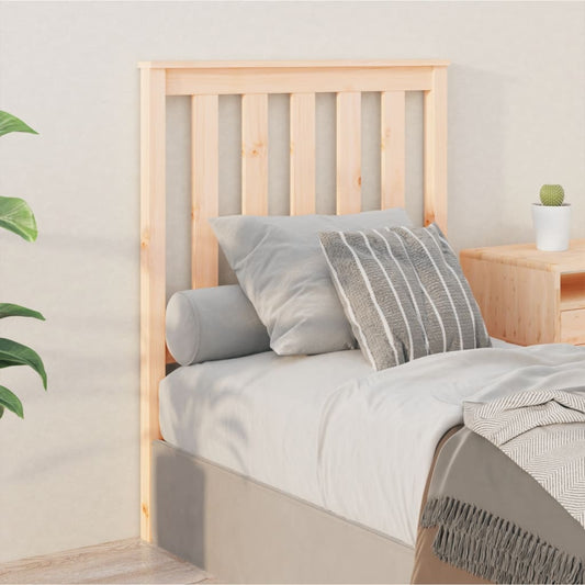 vidaXL Bed Headboard 81x6x101 cm Solid Wood Pine