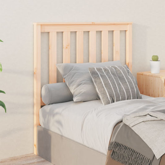vidaXL Bed Headboard 96x6x101 cm Solid Wood Pine