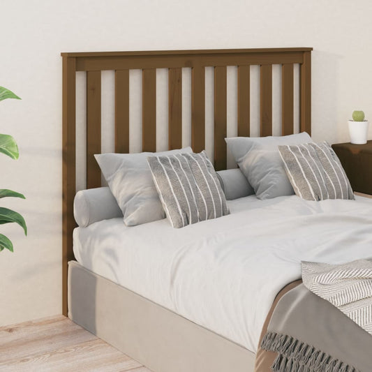 vidaXL Bed Headboard Honey Brown 146x6x101 cm Solid Wood Pine