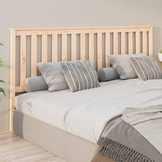 vidaXL Bed Headboard 206x6x101 cm Solid Wood Pine