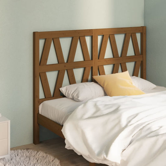 vidaXL Bed Headboard Honey Brown 166x4x100 cm Solid Wood Pine