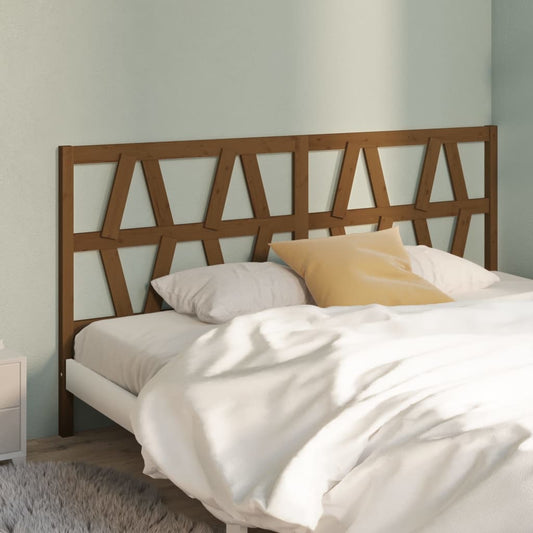 vidaXL Bed Headboard Honey Brown 186x4x100 cm Solid Wood Pine