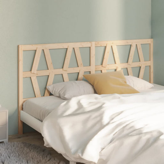 vidaXL Bed Headboard 206x4x100 cm Solid Wood Pine