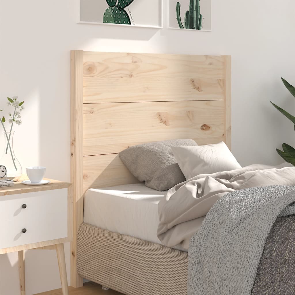 vidaXL Headboard 106x4x100 cm Solid Wood Pine