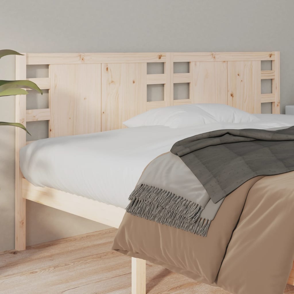 vidaXL Headboard 186x4x100 cm Solid Wood Pine