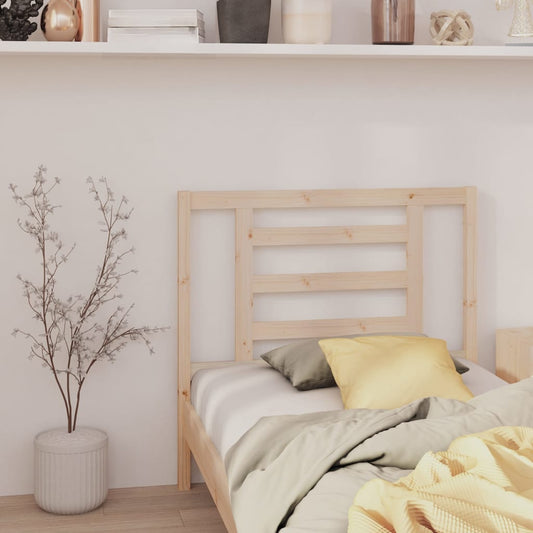 vidaXL Bed Headboard 81x4x100 cm Solid Wood Pine