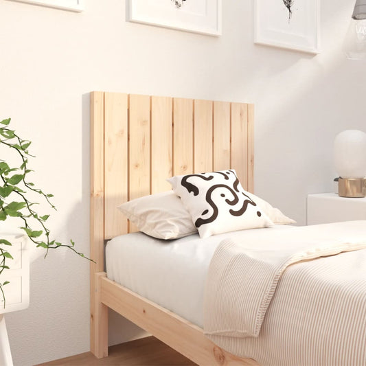 vidaXL Bed Headboard 80.5x4x100 cm Solid Wood Pine