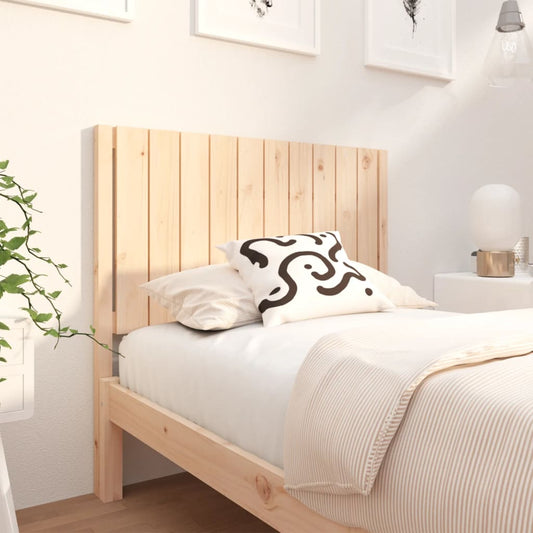 vidaXL Bed Headboard 105.5x4x100 cm Solid Wood Pine