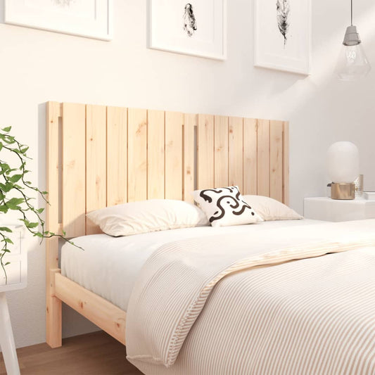 vidaXL Bed Headboard 140.5x4x100 cm Solid Wood Pine