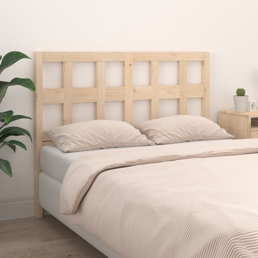 vidaXL Bed Headboard 155.5x4x100 cm Solid Wood Pine