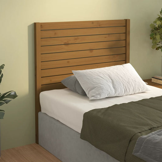 vidaXL Bed Headboard Honey Brown 96x4x100 cm Solid Wood Pine