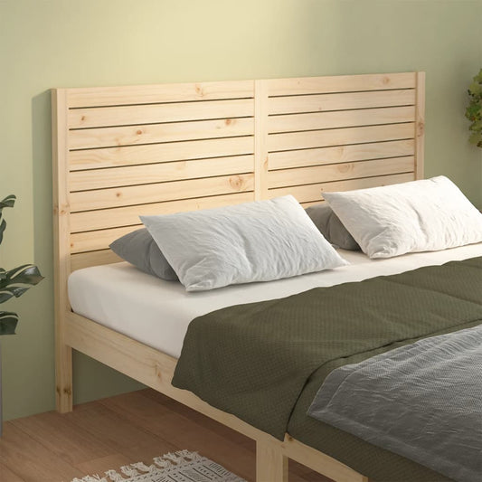vidaXL Bed Headboard 141x4x100 cm Solid Wood Pine