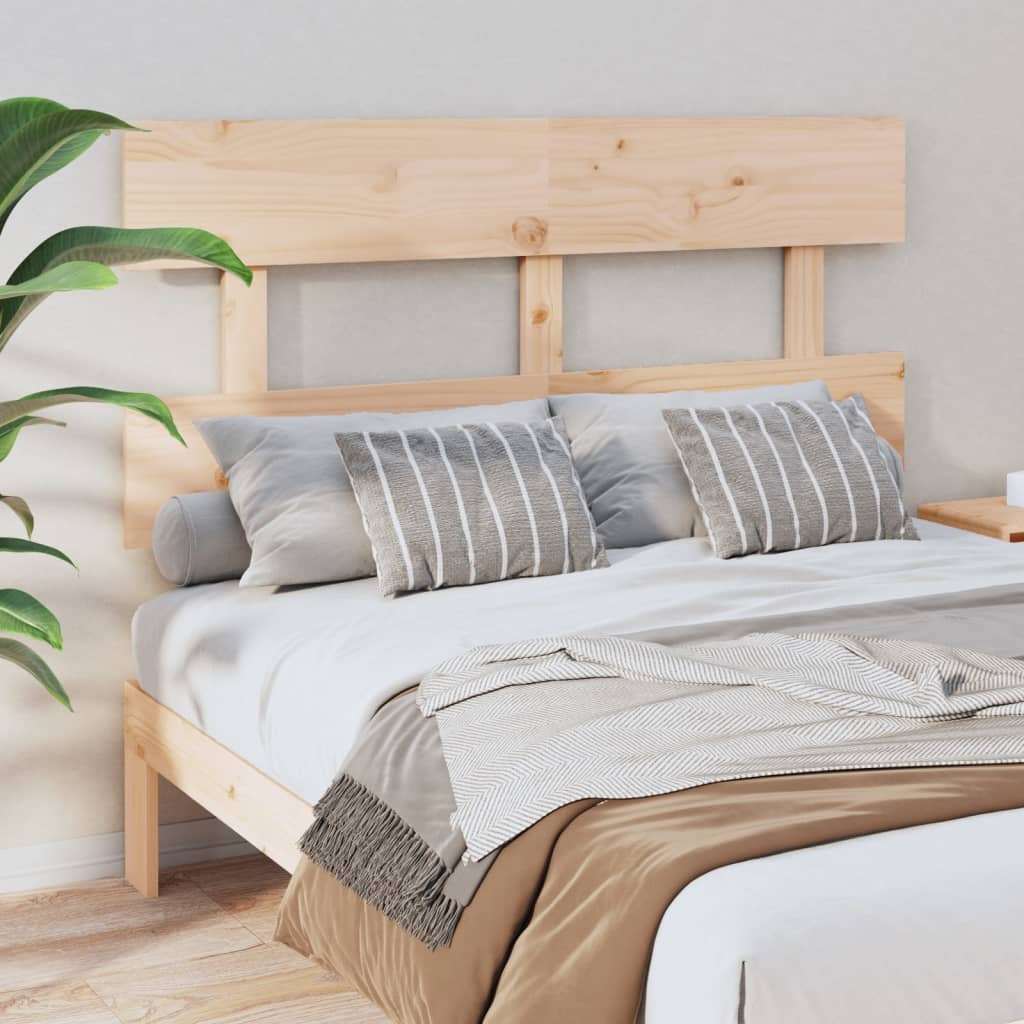 vidaXL Bed Headboard 184x3x81 cm Solid Wood Pine