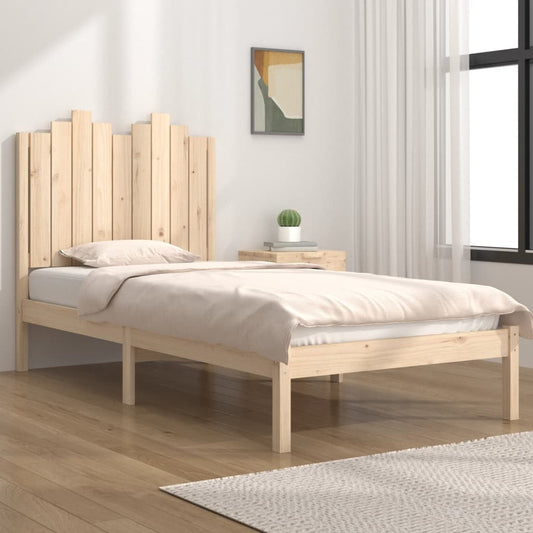 vidaXL Bed Frame Solid Wood Pine 90x200 cm