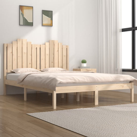 vidaXL Bed Frame Solid Wood Pine 120x200 cm