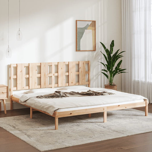 vidaXL Bed Frame Solid Wood Pine 200x200 cm
