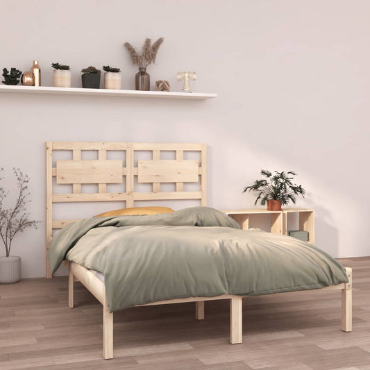 vidaXL Bed Frame Solid Wood 150x200 cm King Size
