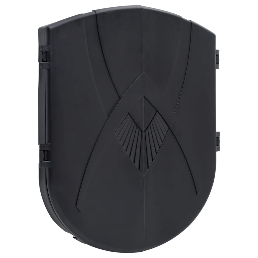 vidaXL Electric Dartboard with Darts Black Polypropylene
