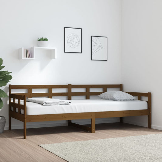 vidaXL Day Bed Honey Brown Solid Wood Pine 80x200 cm