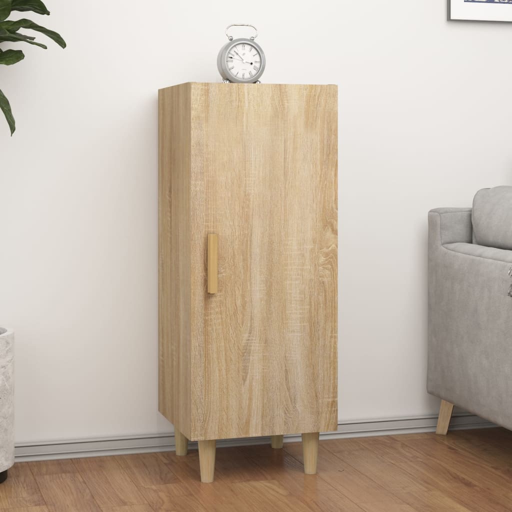vidaXL Sideboard Sonoma Oak 34.5x34x90 cm Engineered Wood