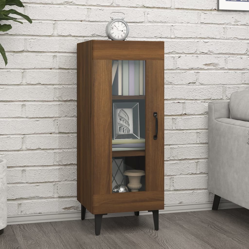 vidaXL Sideboard Brown Oak 34.5x34x90 cm Engineered Wood