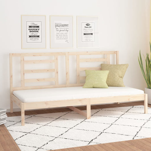 vidaXL Day Bed 80x200 cm Solid Wood Pine