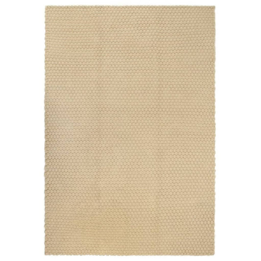 vidaXL Rug Rectangular Natural 180x250 cm Cotton