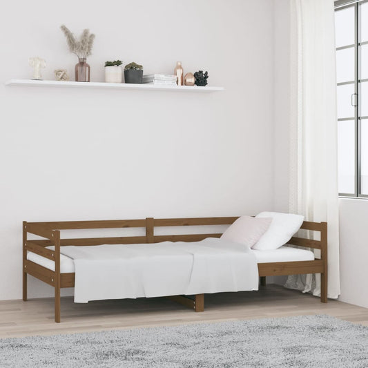 vidaXL Day Bed Honey Brown 80x200 cm Solid Wood Pine