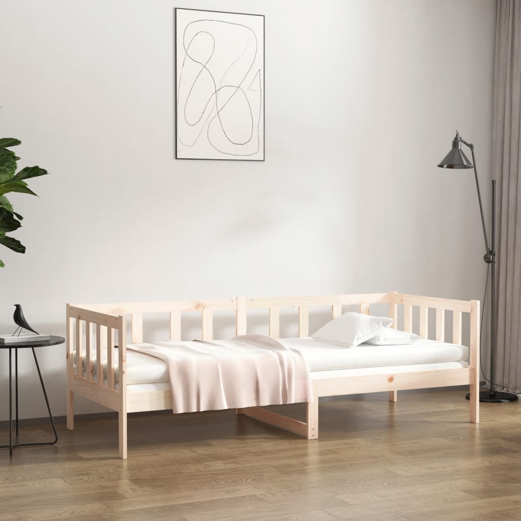 vidaXL Day Bed 80x200 cm Solid Wood Pine