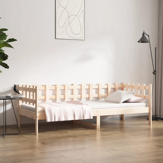 vidaXL Day Bed 90x190 cm Solid Wood Pine