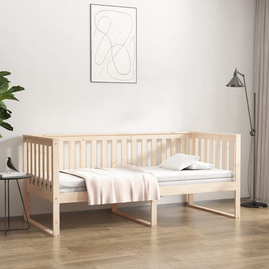 vidaXL Day Bed 100x200 cm Solid Wood Pine