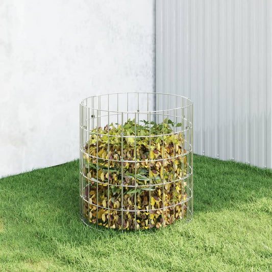 vidaXL Garden Composter Ì÷50x50 cm Galvanised Steel