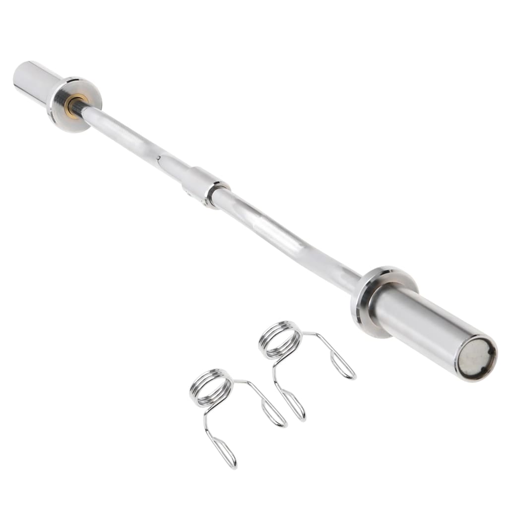 vidaXL Olympic Curl Barbell 120 cm Steel