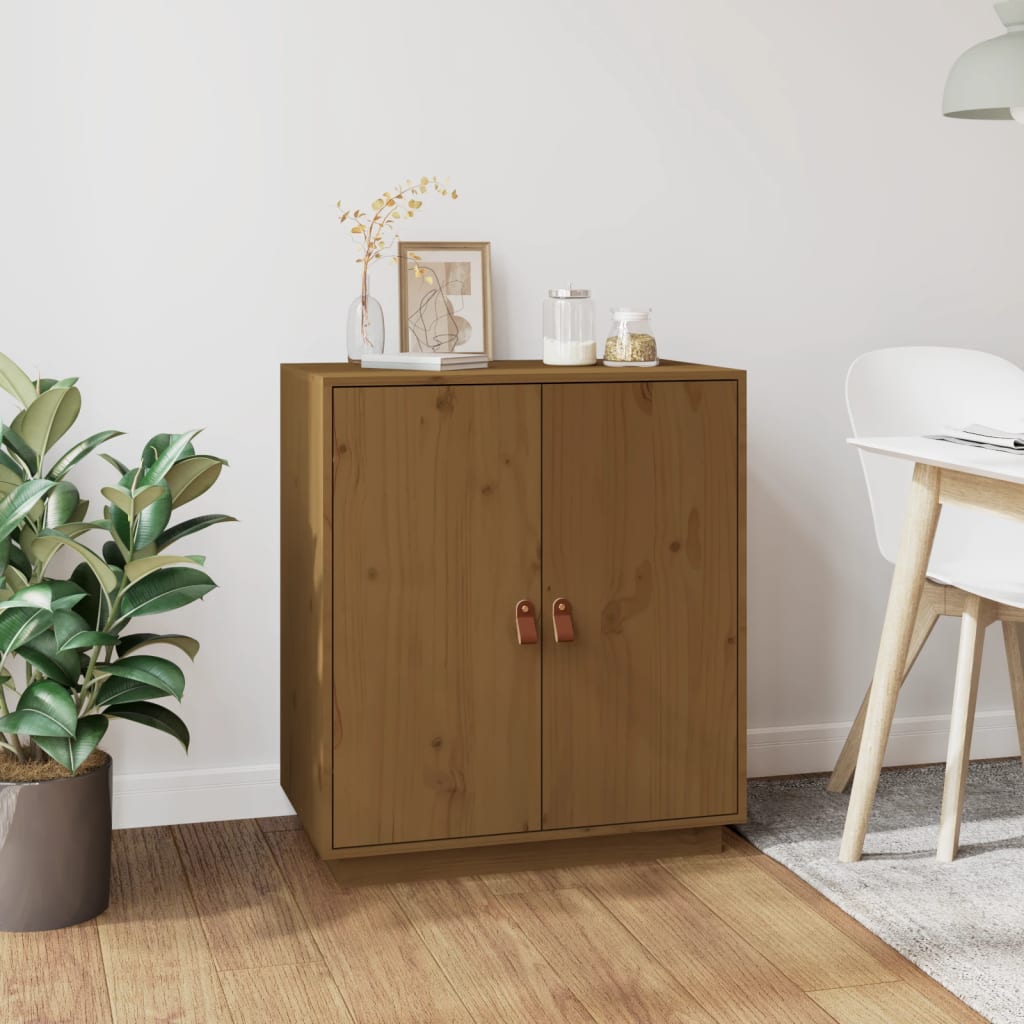 vidaXL Sideboard Honey Brown 65,5x40x75 cm Solid Wood Pine