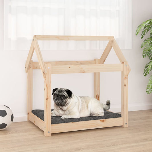vidaXL Dog Bed 71x55x70 cm Solid Wood Pine