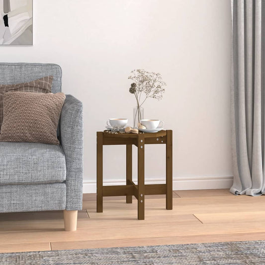 vidaXL Coffee Table Honey Brown Ì÷ 42.5x45 cm Solid Wood Pine