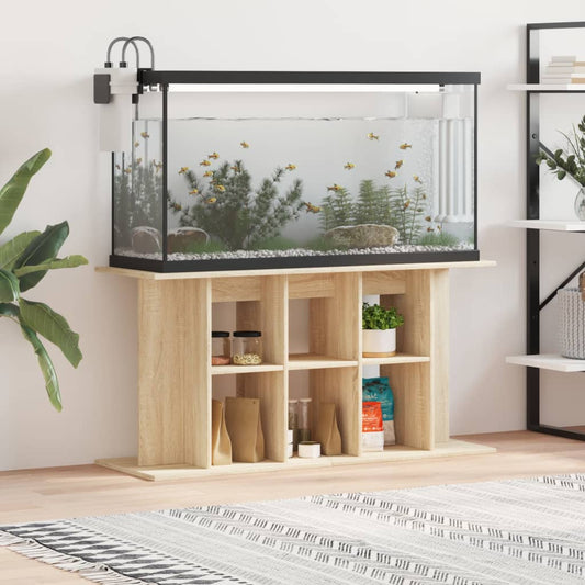 vidaXL Aquarium Stand Sonoma Oak 120x40x60 cm Engineered Wood