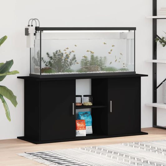vidaXL Aquarium Stand Black 121x41x58 cm Engineered Wood