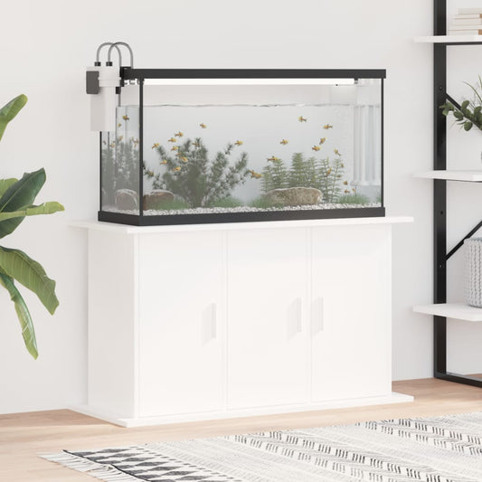 vidaXL Aquarium Stand White 101x41x58 cm Engineered Wood