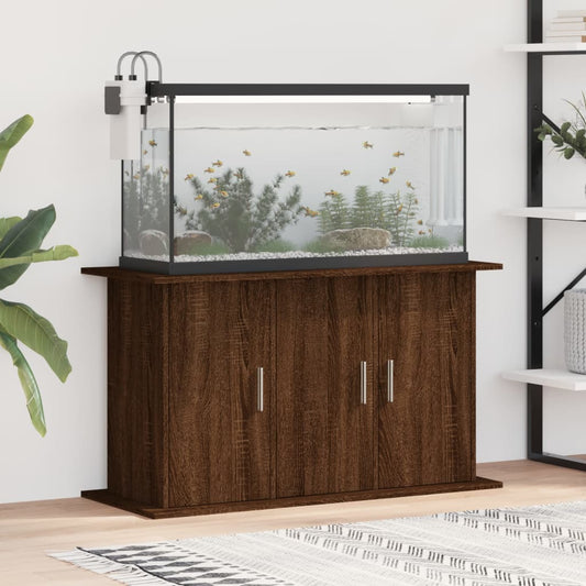 vidaXL Aquarium Stand Brown Oak 101x41x58 cm Engineered Wood